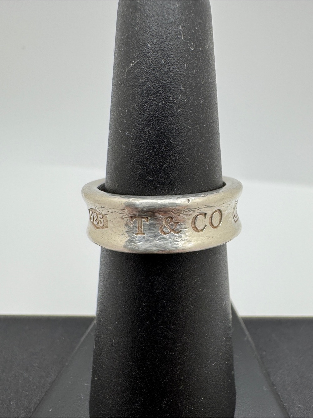 Tiffany & Co. 1837 Sterling Silver 925 Concave Band Size 6 - 6.5